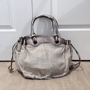 Andrea Mabiani Grey Bag - Linen - Luxury - Pre-owned